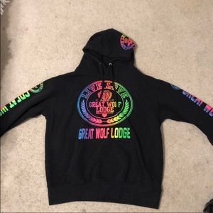 Colorful Great Wolf Lodge hoodie